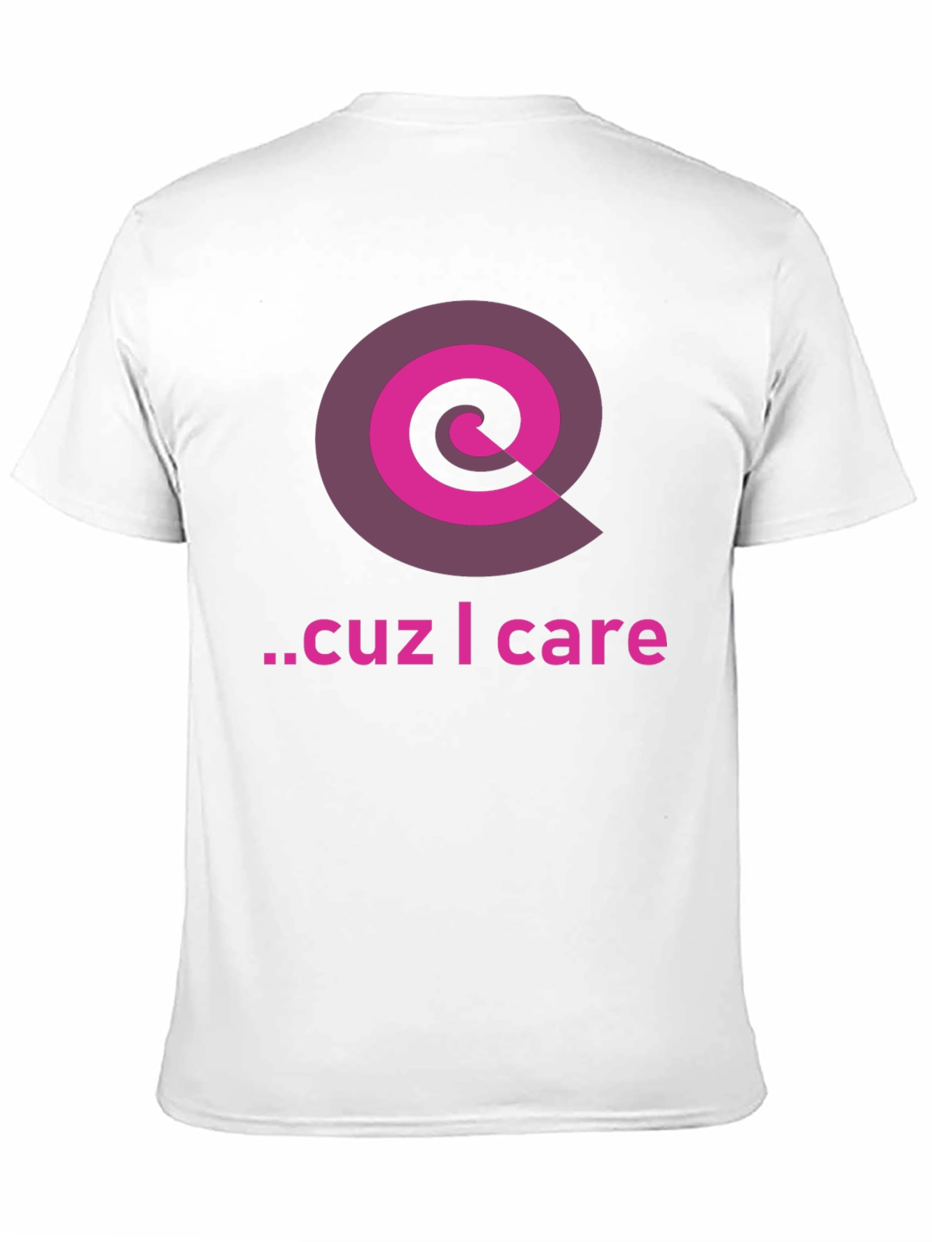 Cause I Care Black Graphic Tee