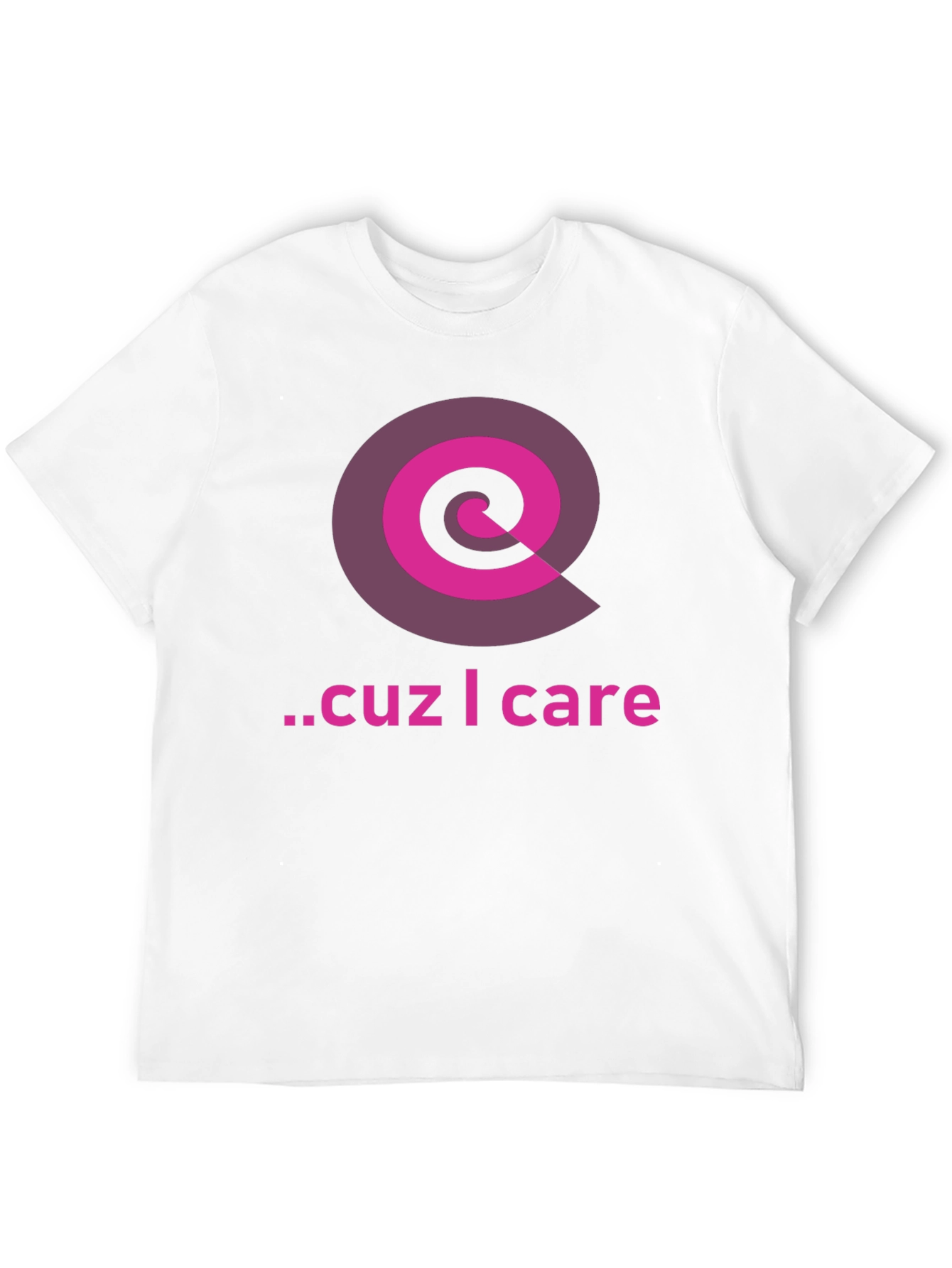 Cause I Care Black Graphic Tee