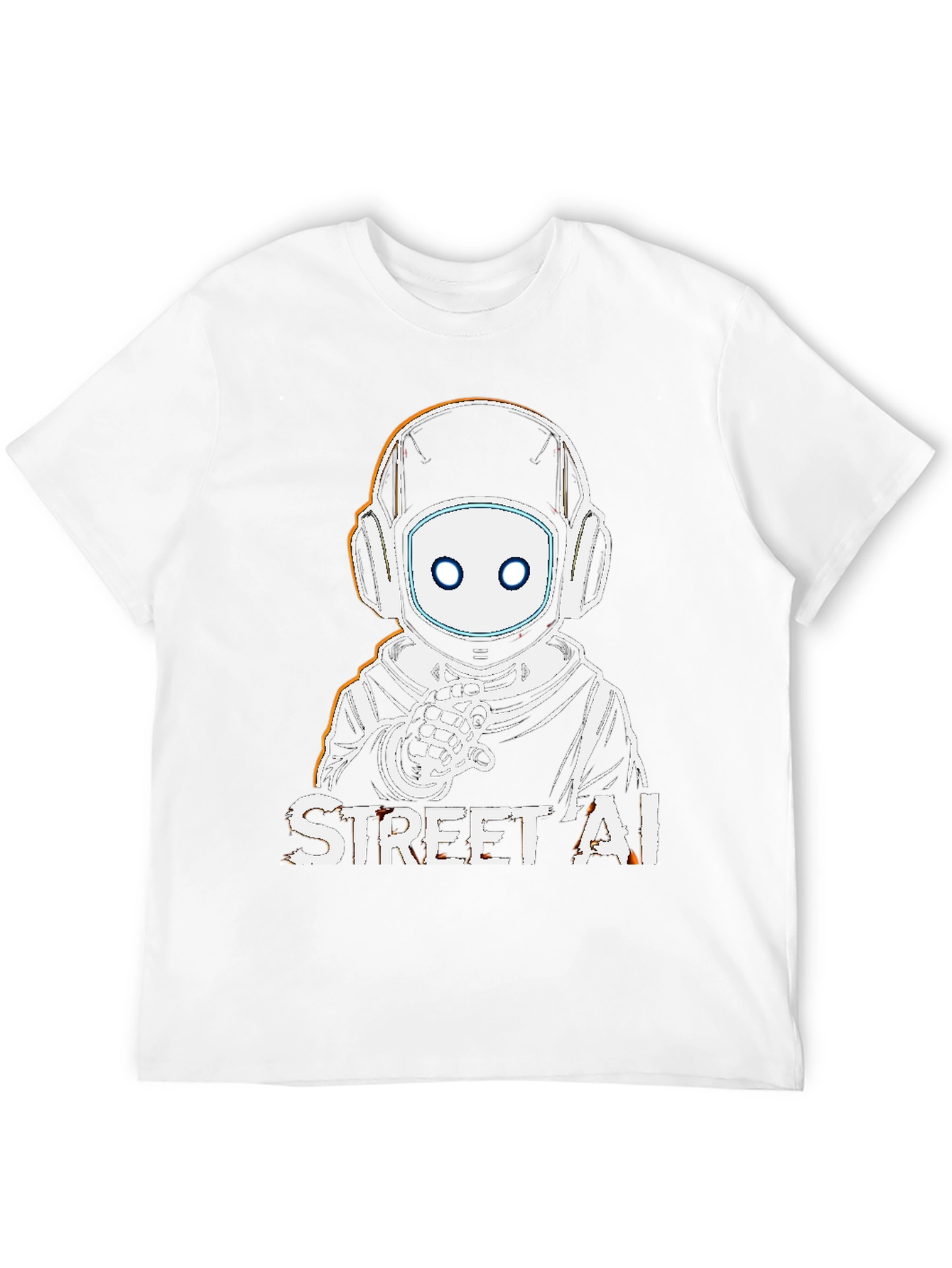 Street AI Robot Graphic Tee