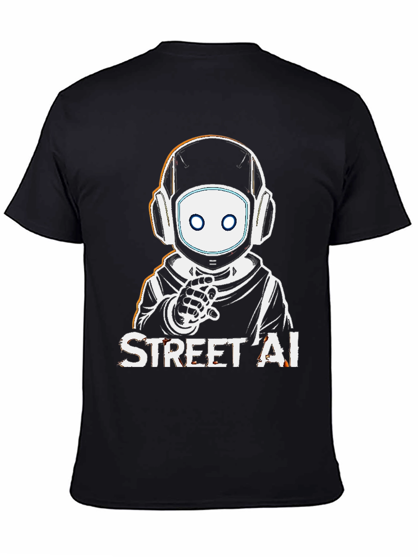 Street AI Robot Graphic Tee