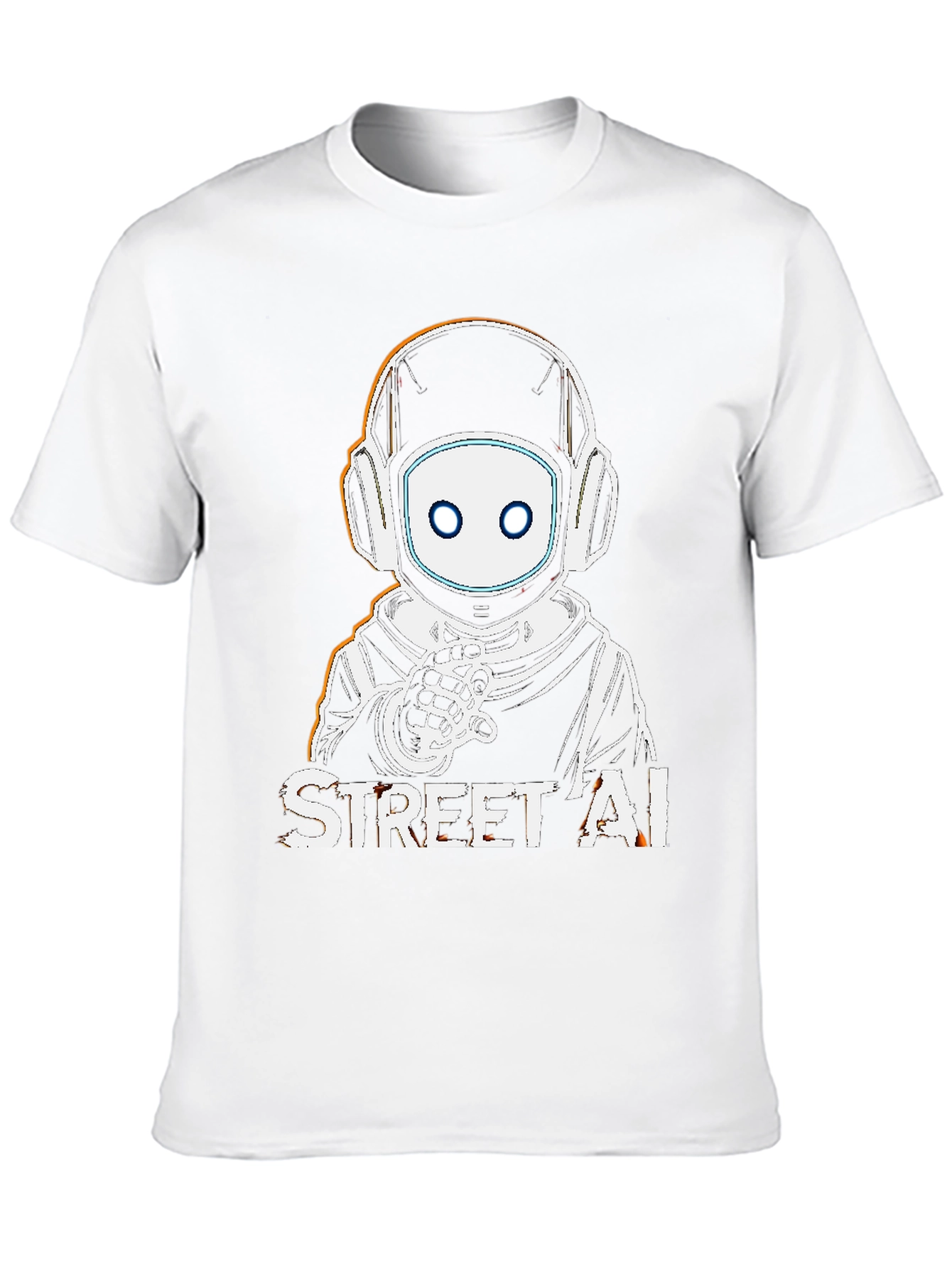 Street AI Robot Graphic Tee