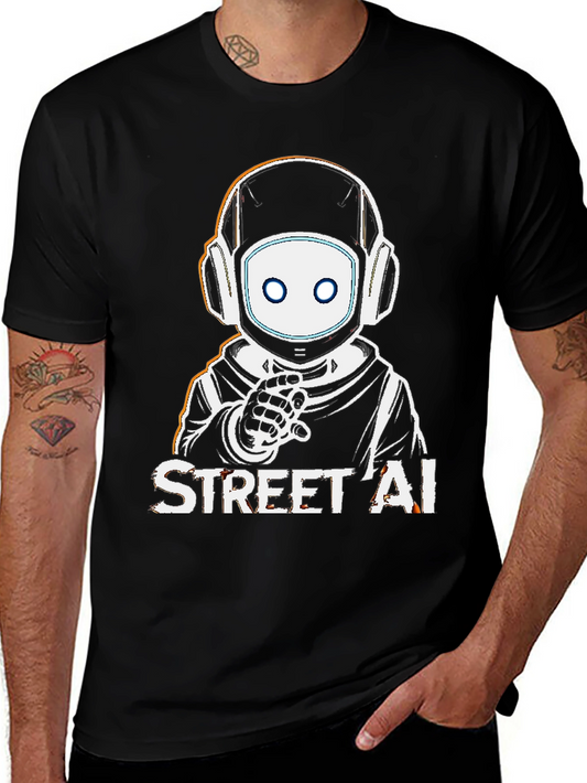Street AI Robot Graphic Tee