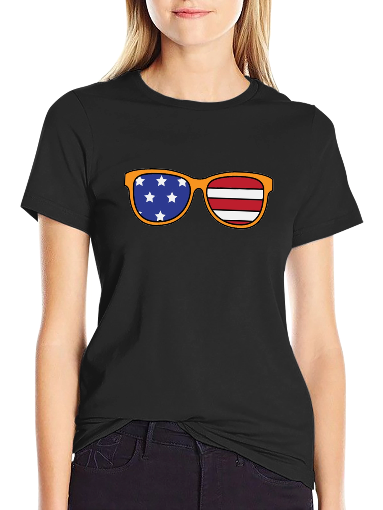 Patriotic Sunglasses T-Shirt - USA Pride