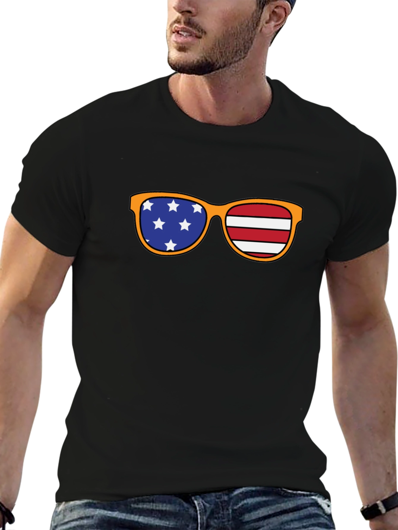 Patriotic Sunglasses T-Shirt - USA Pride