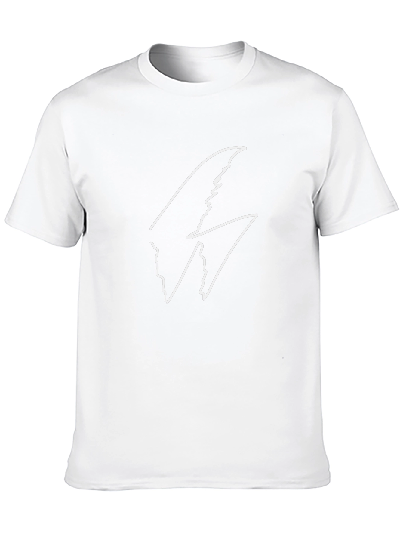 Modern Graphic Tee - Black