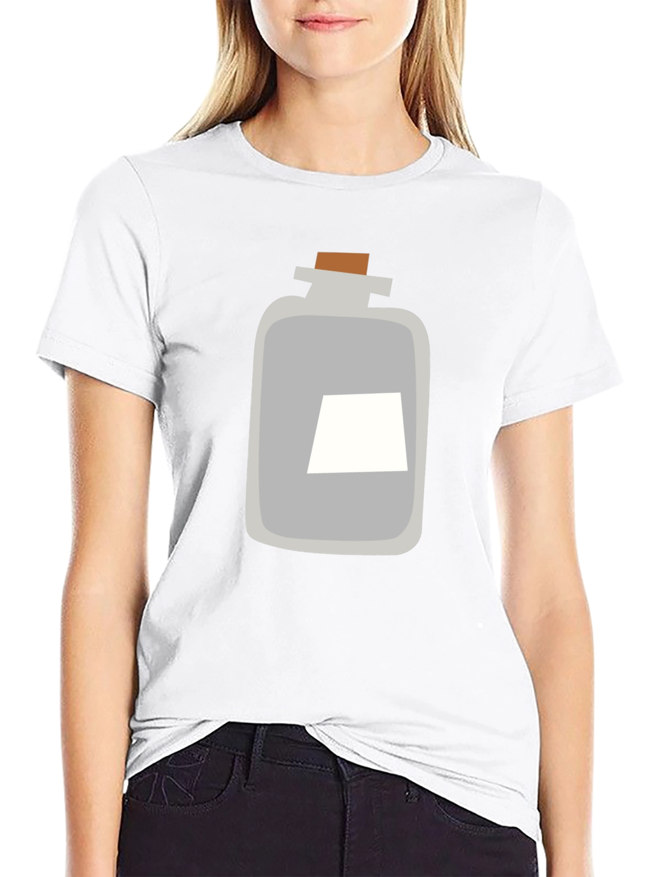 Potion Graphic Tee - Black Cotton Blend