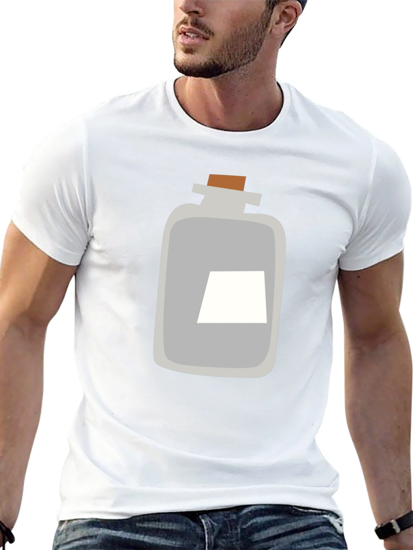 Potion Graphic Tee - Black Cotton Blend