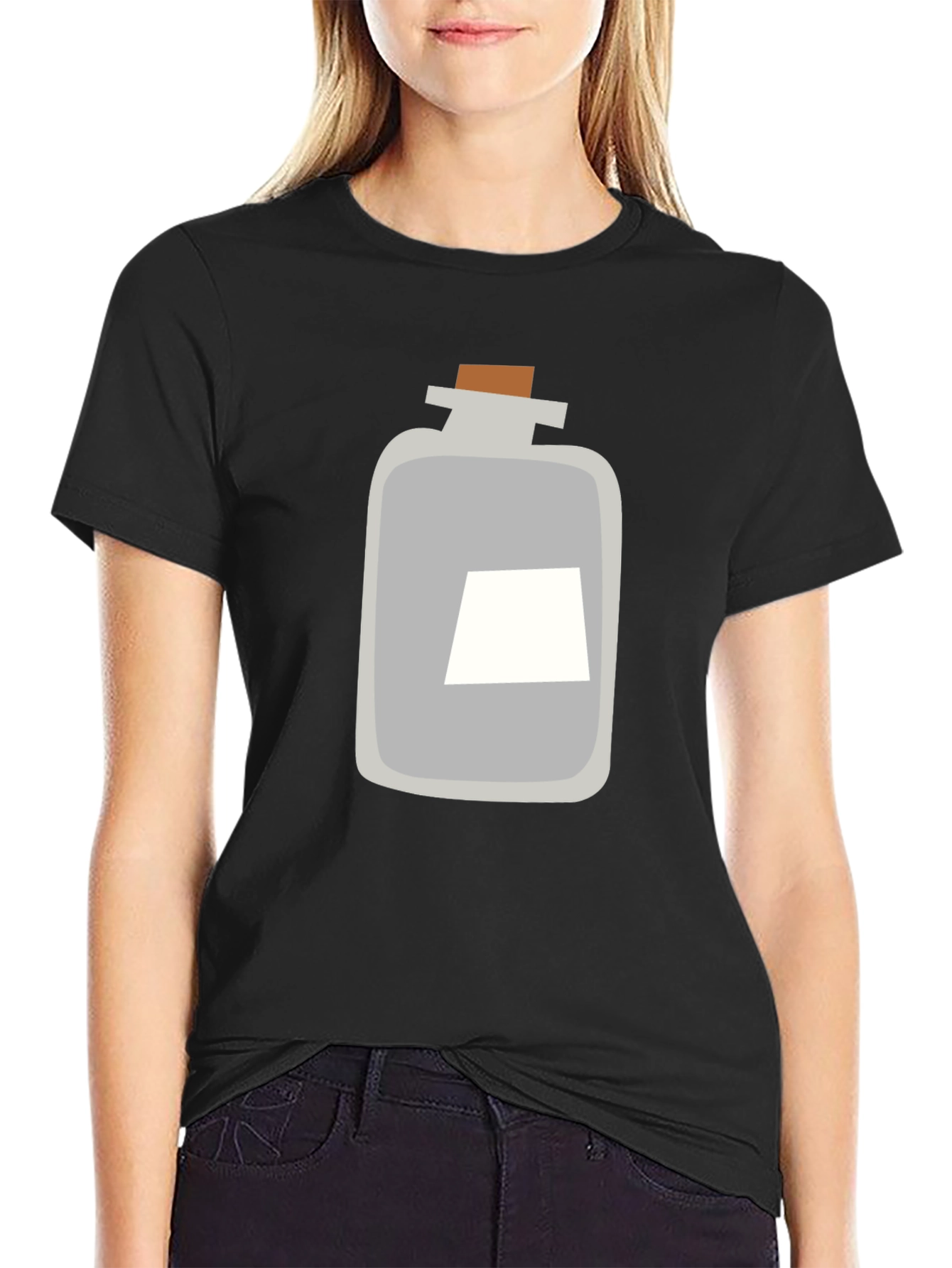 Potion Graphic Tee - Black Cotton Blend