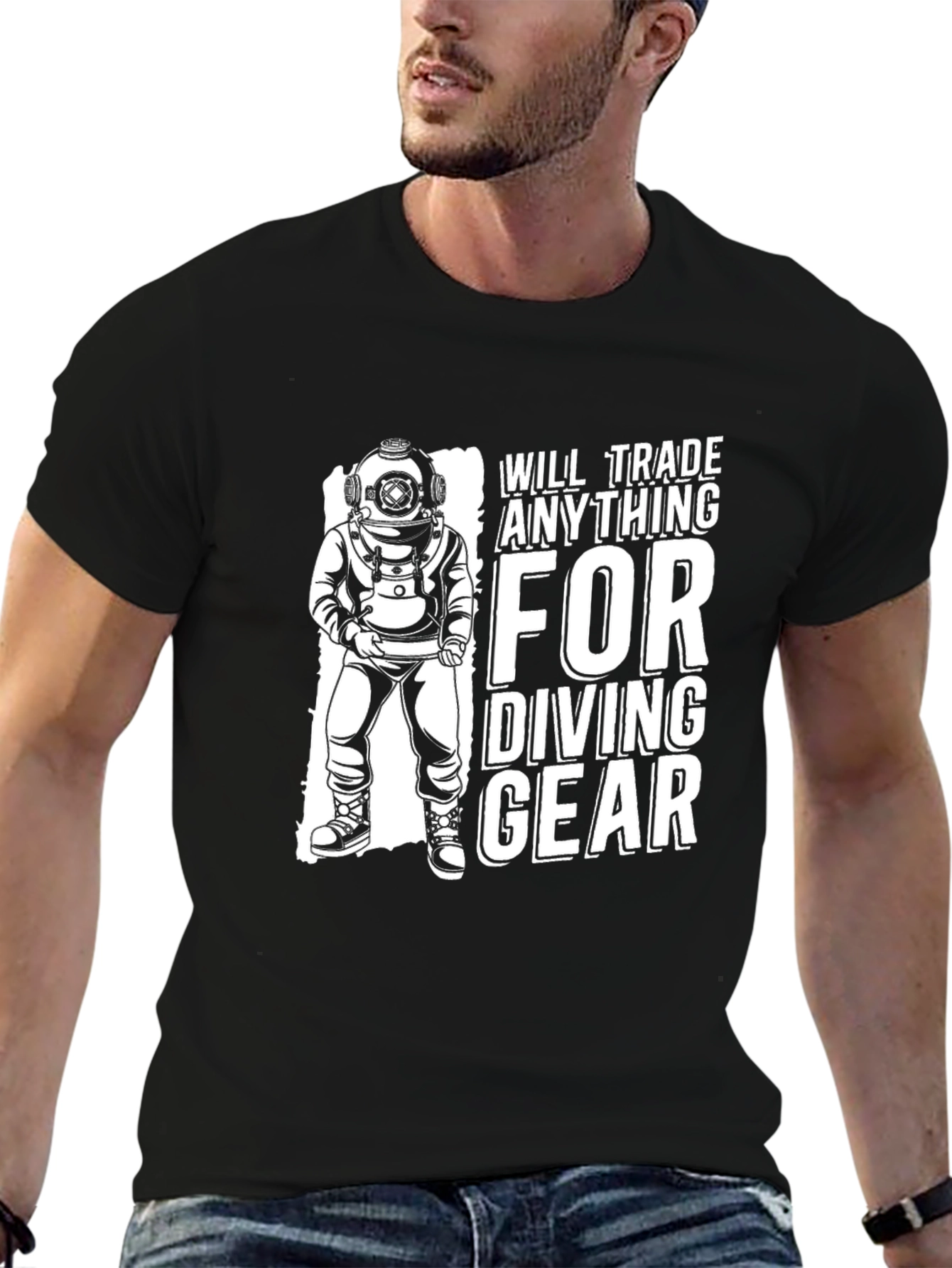 Diving Gear T-Shirt: Trade Anything For Diving Gear