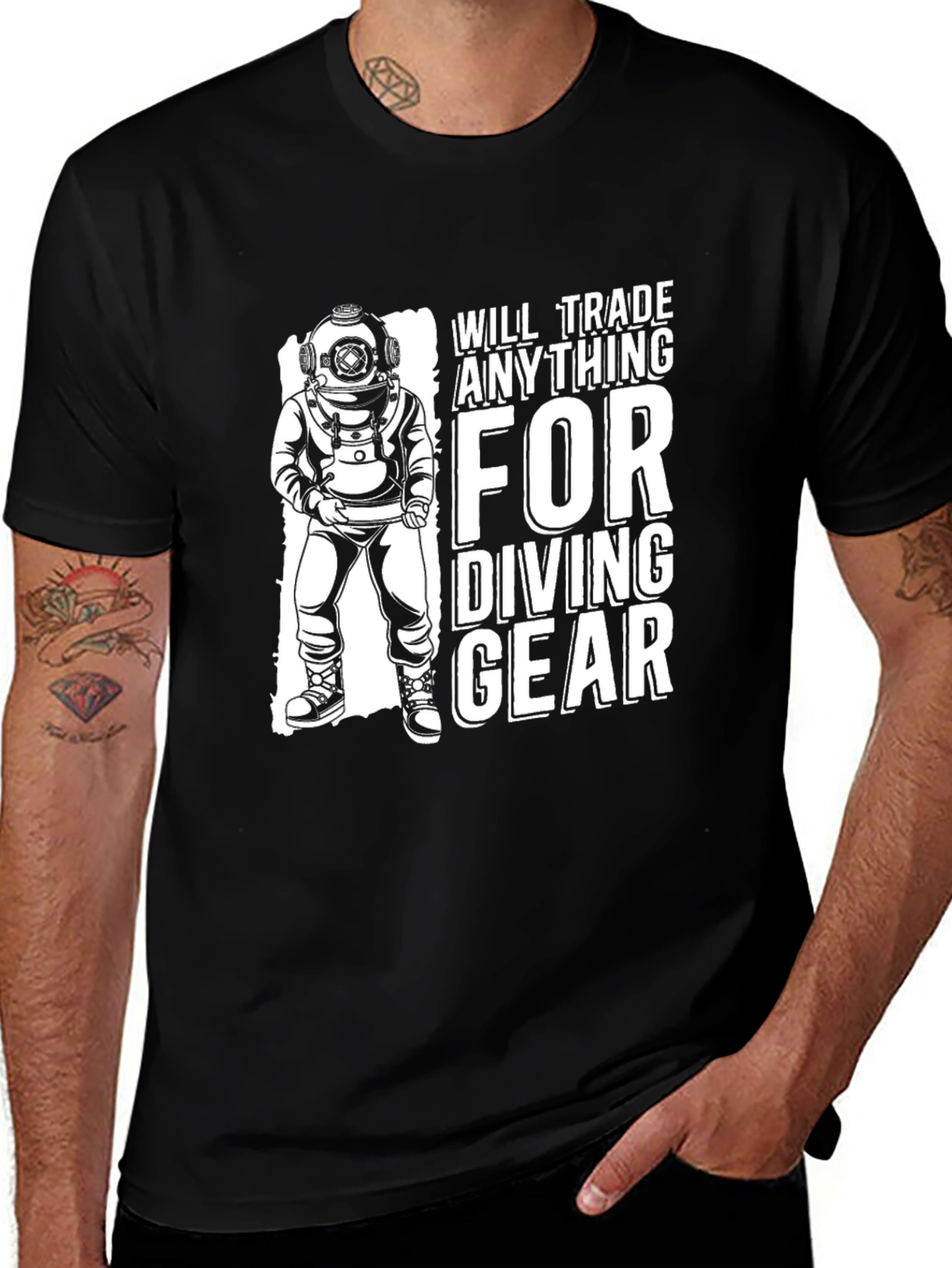 Diving Gear T-Shirt: Trade Anything For Diving Gear