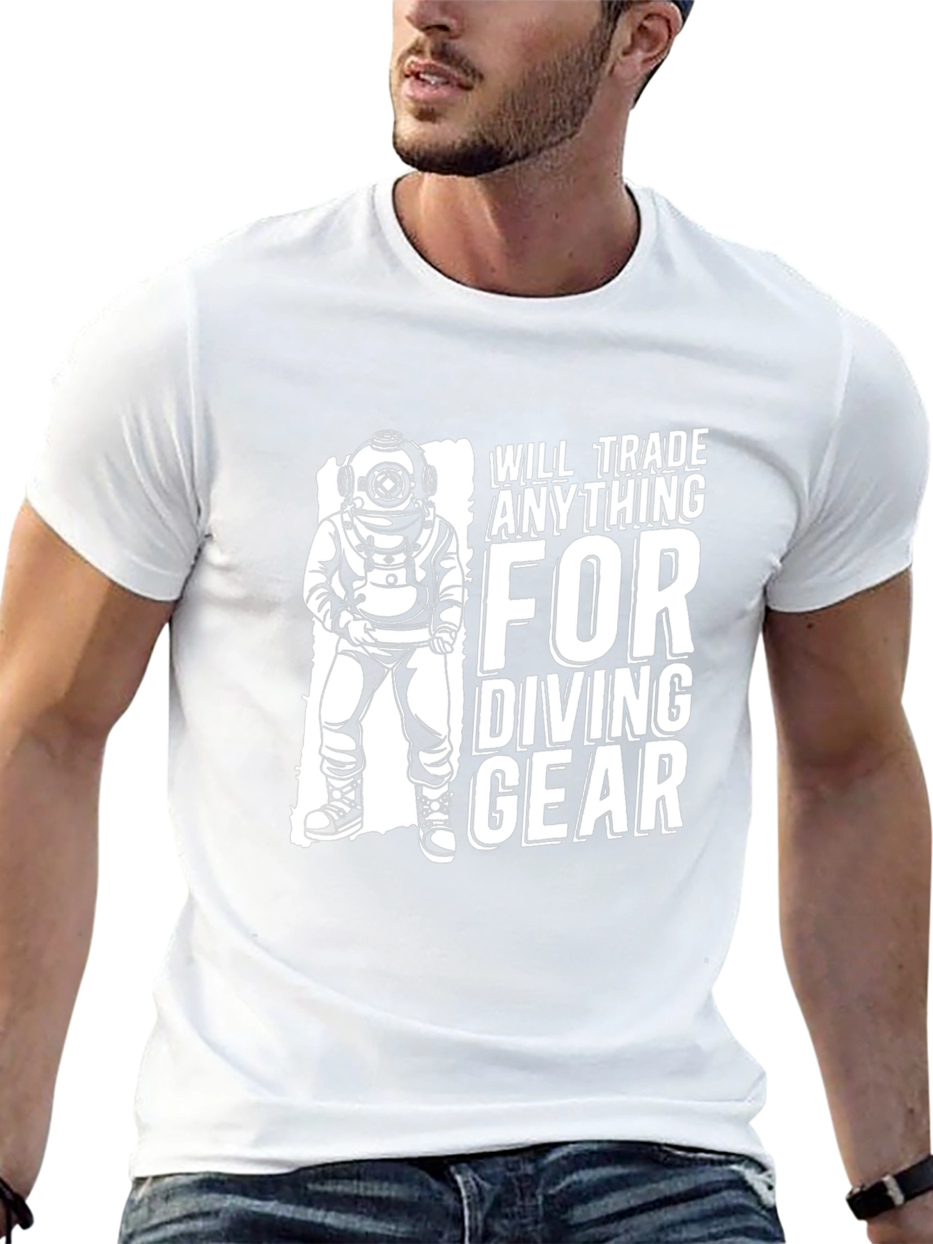 Diving Gear T-Shirt: Trade Anything For Diving Gear