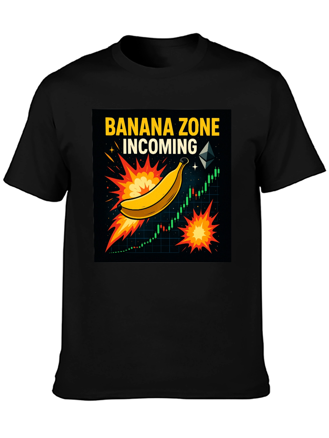 Banana Zone Incoming Graphic Tee