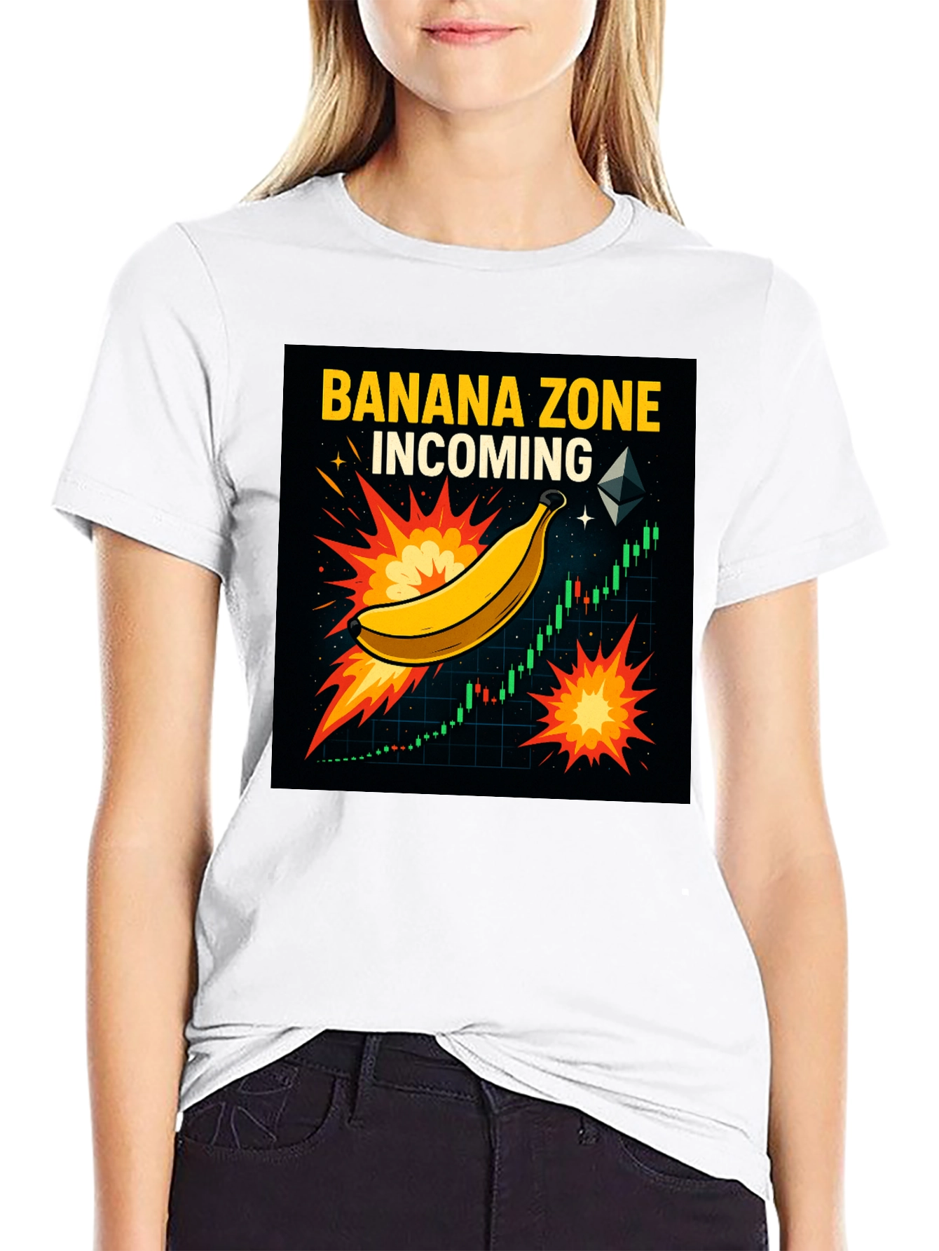Banana Zone Incoming Graphic Tee