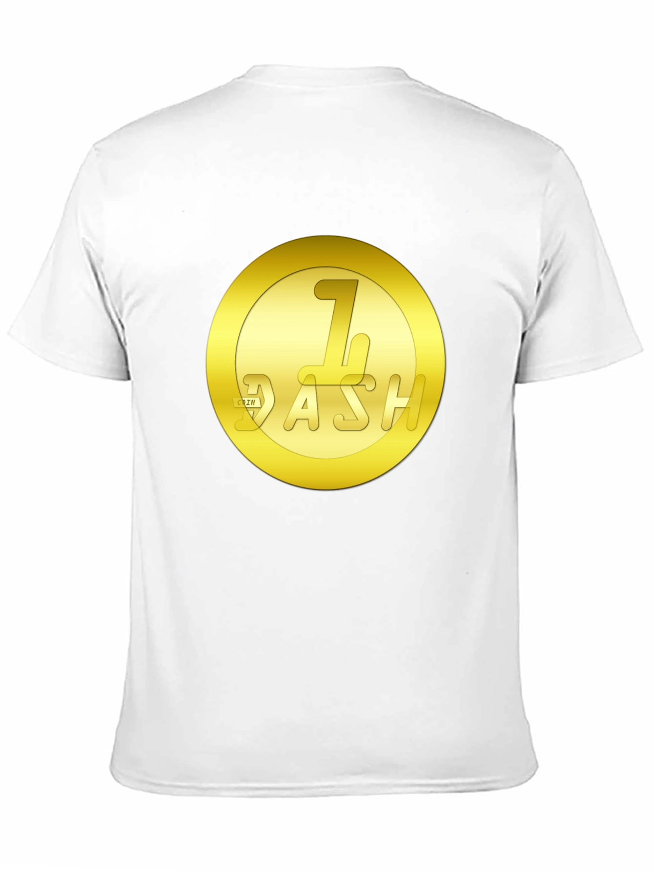 1 Dash Coin Graphic T-Shirt - Black