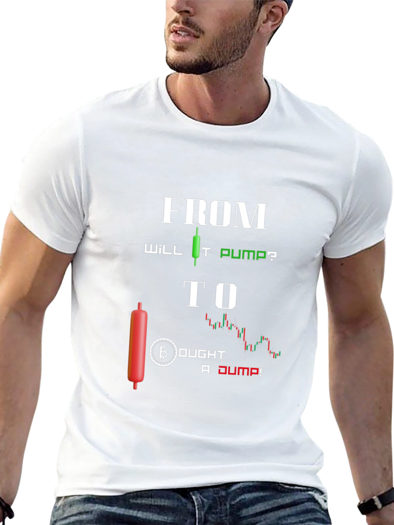 Crypto Trading T-Shirt - From Pump to Dump Bitcoin