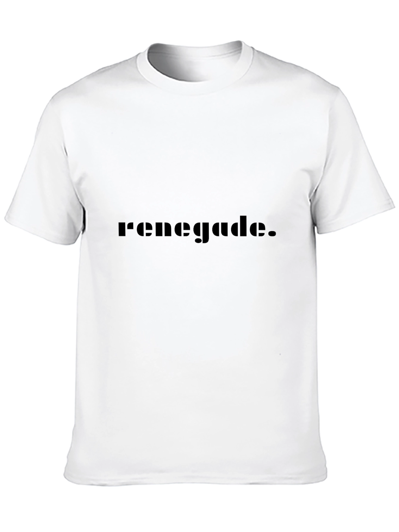 Renegade Graphic Black Tee - Modern Style