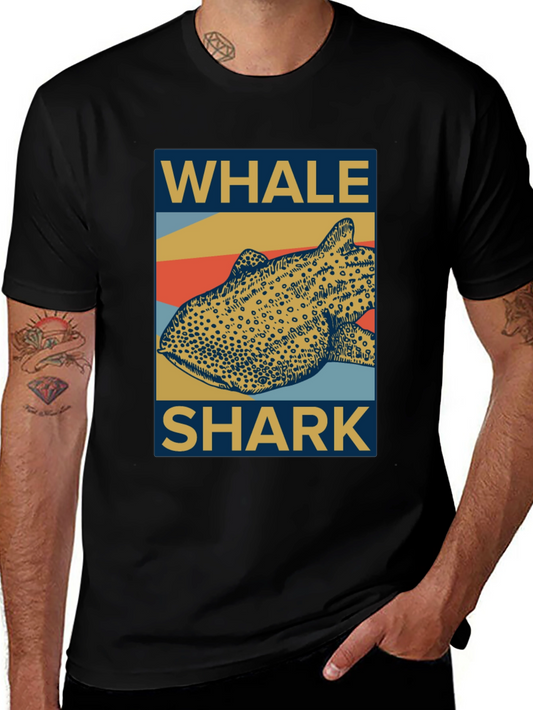 Whale Shark Graphic Tee - Unique Design Comfortable Fit