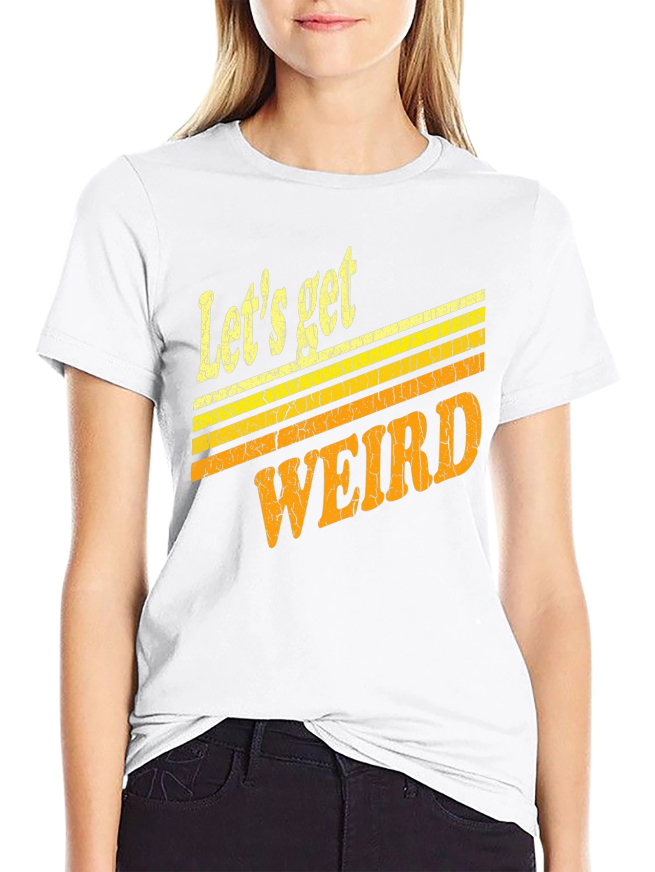 Lets Get Weird Retro Graphic T-Shirt