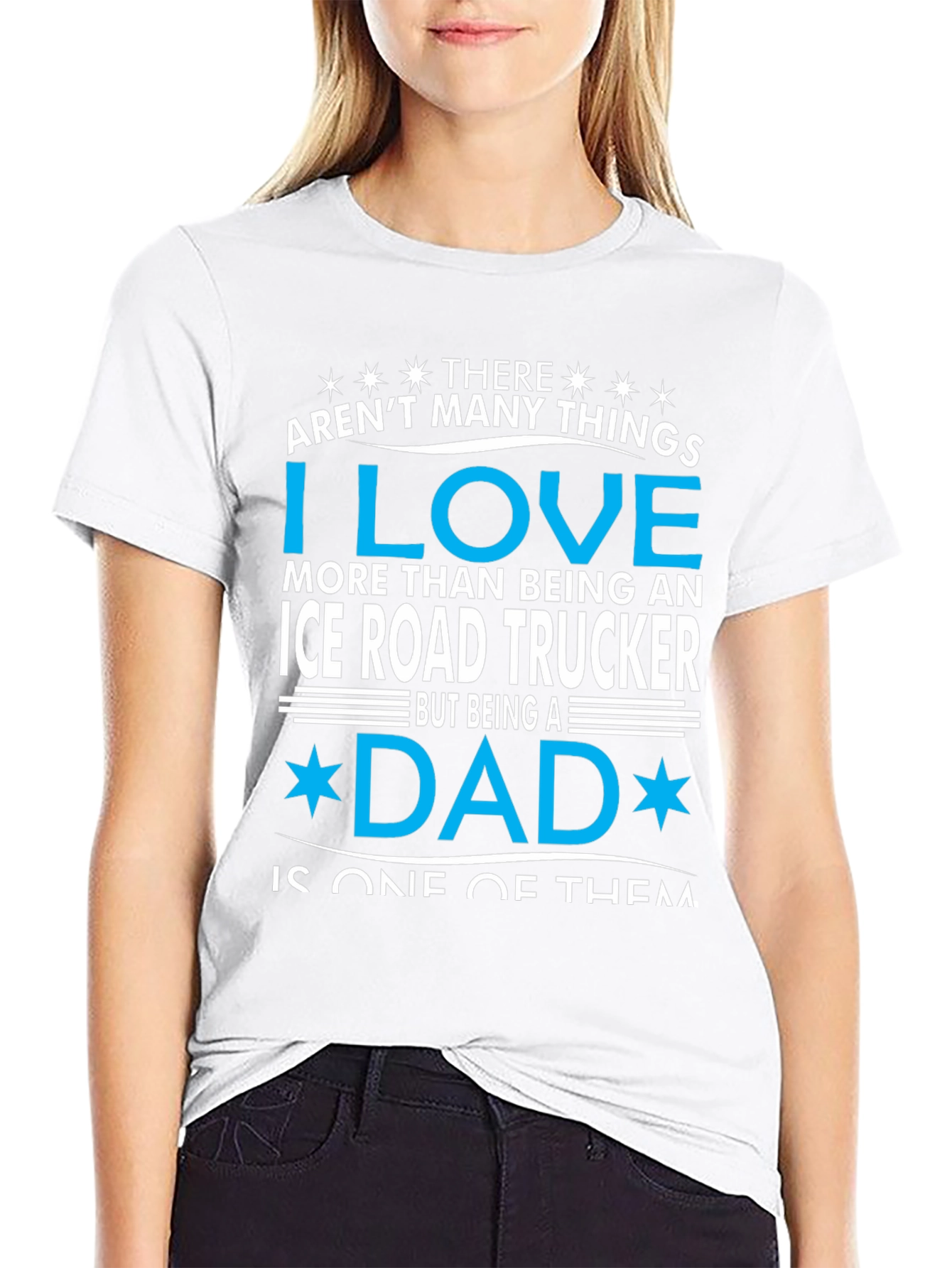 Ice Road Trucker Dad Graphic T-Shirt