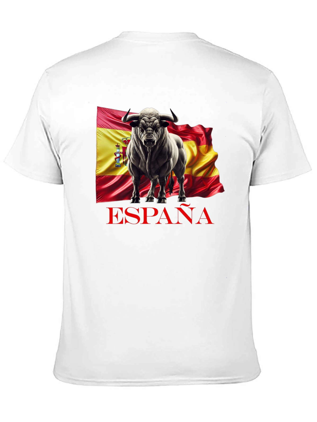 España Bull Graphic Tee - Black Cotton T-Shirt