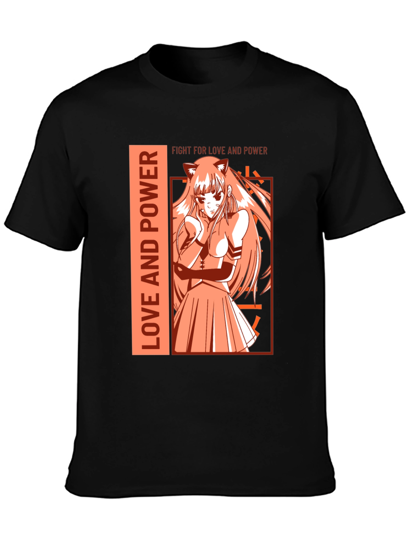 Anime Style Love & Power T-Shirt