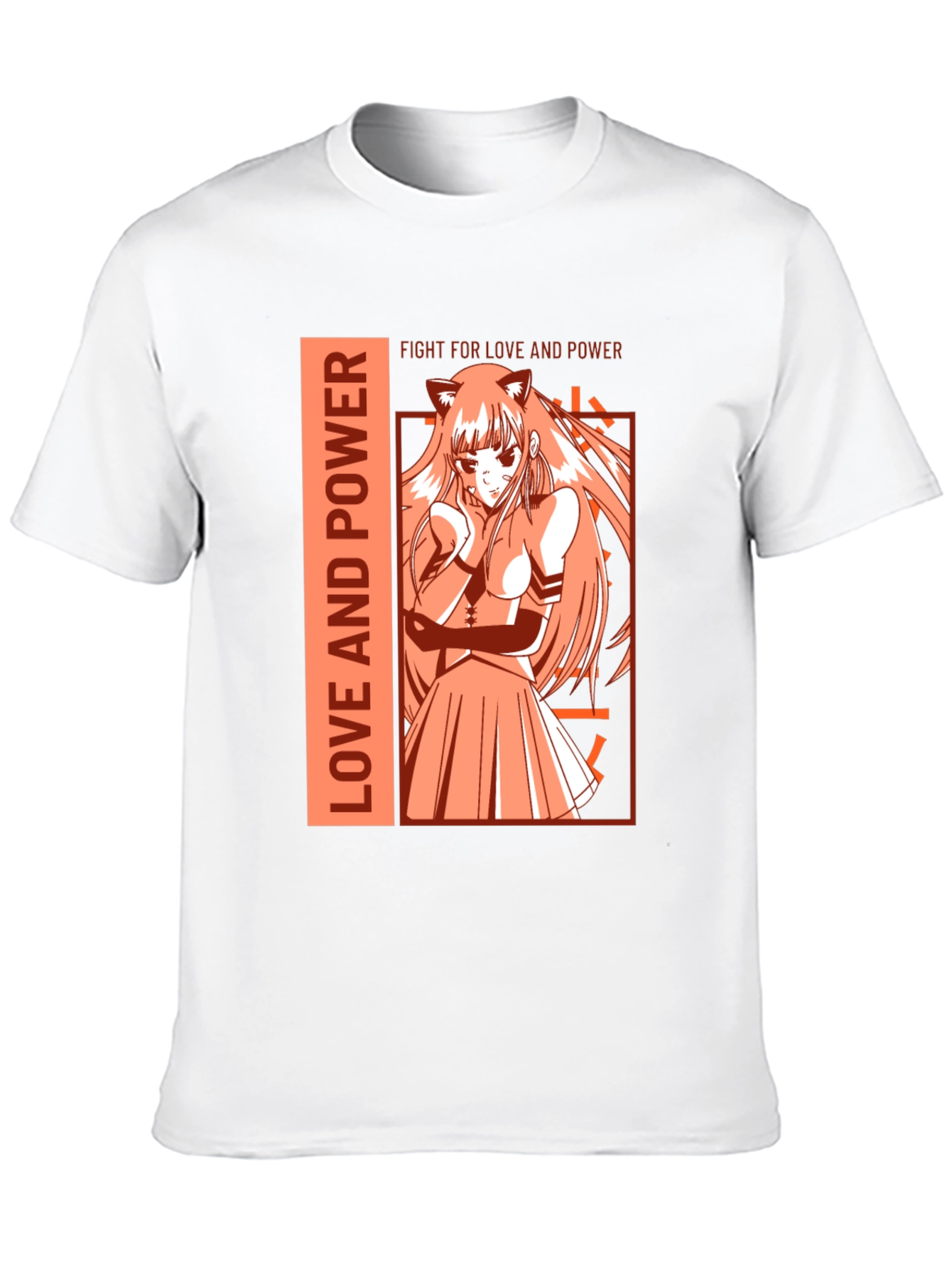 Anime Style Love & Power T-Shirt