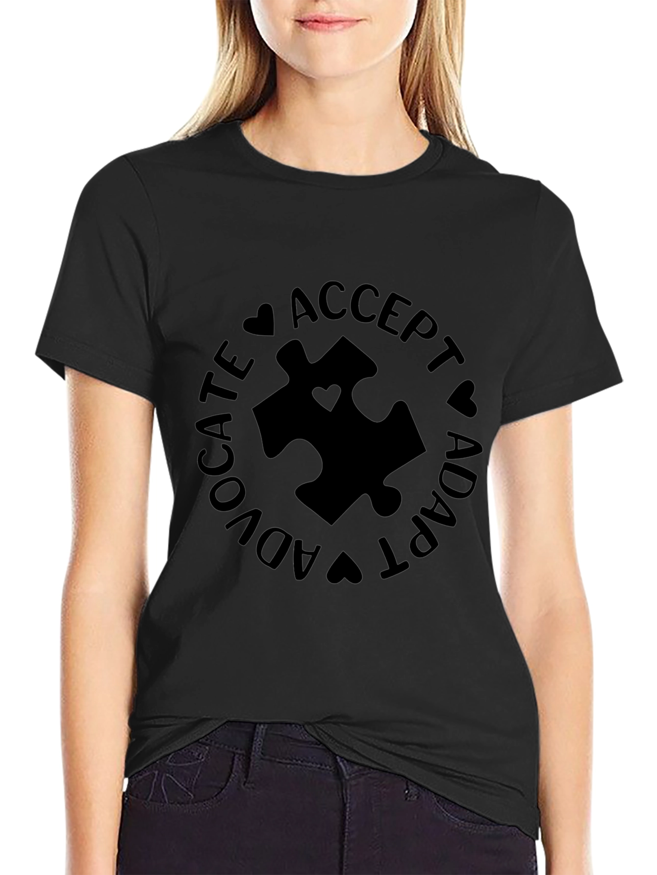Autism Awareness Tee - Advocate Accept Adapt