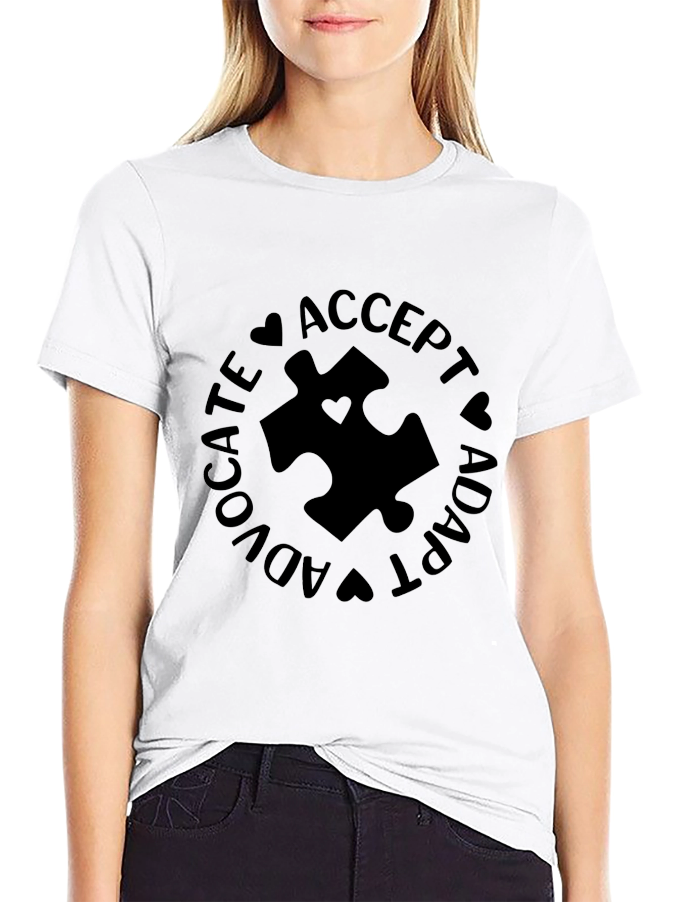 Autism Awareness Tee - Advocate Accept Adapt
