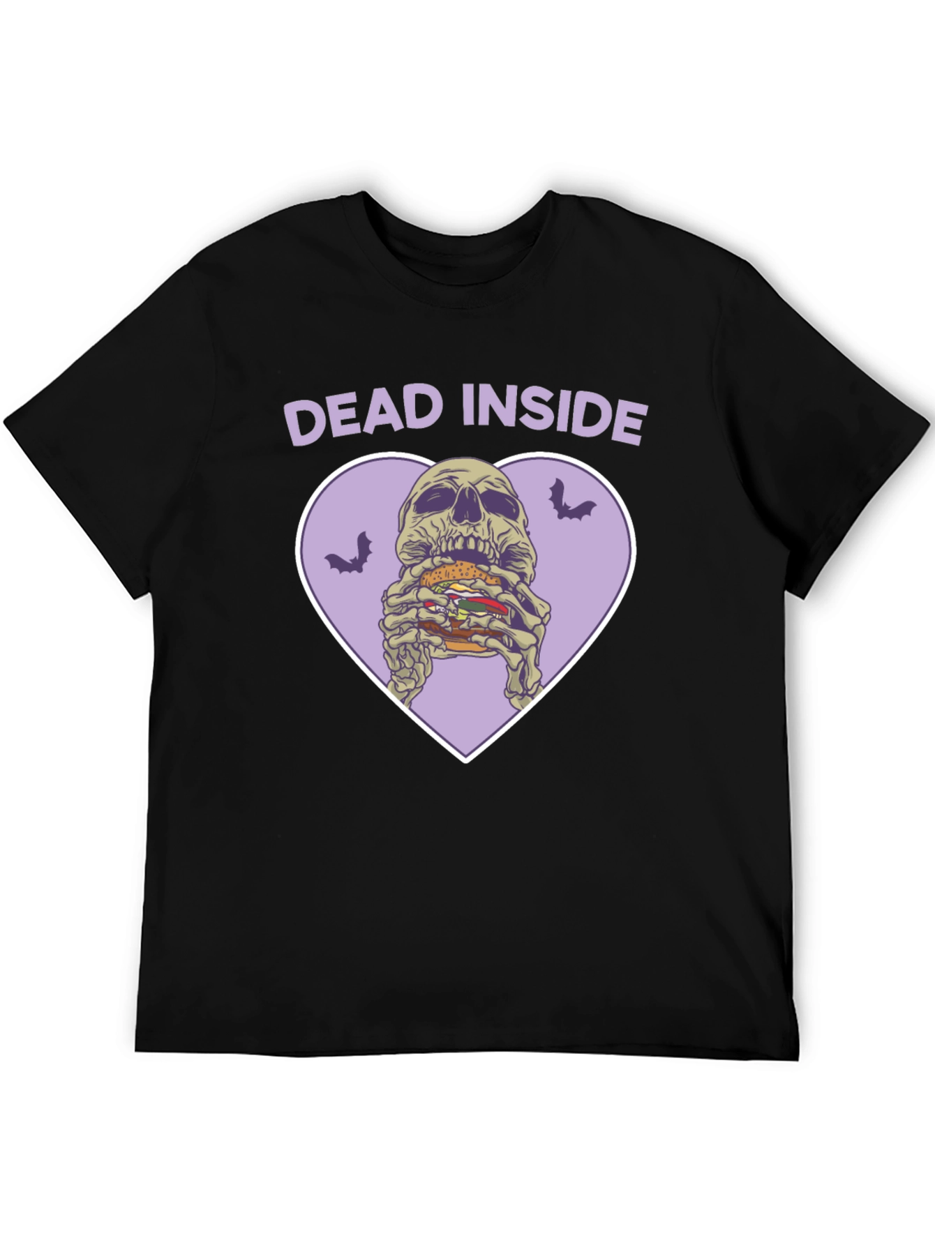 Dead Inside Skeleton Burger Graphic Tee