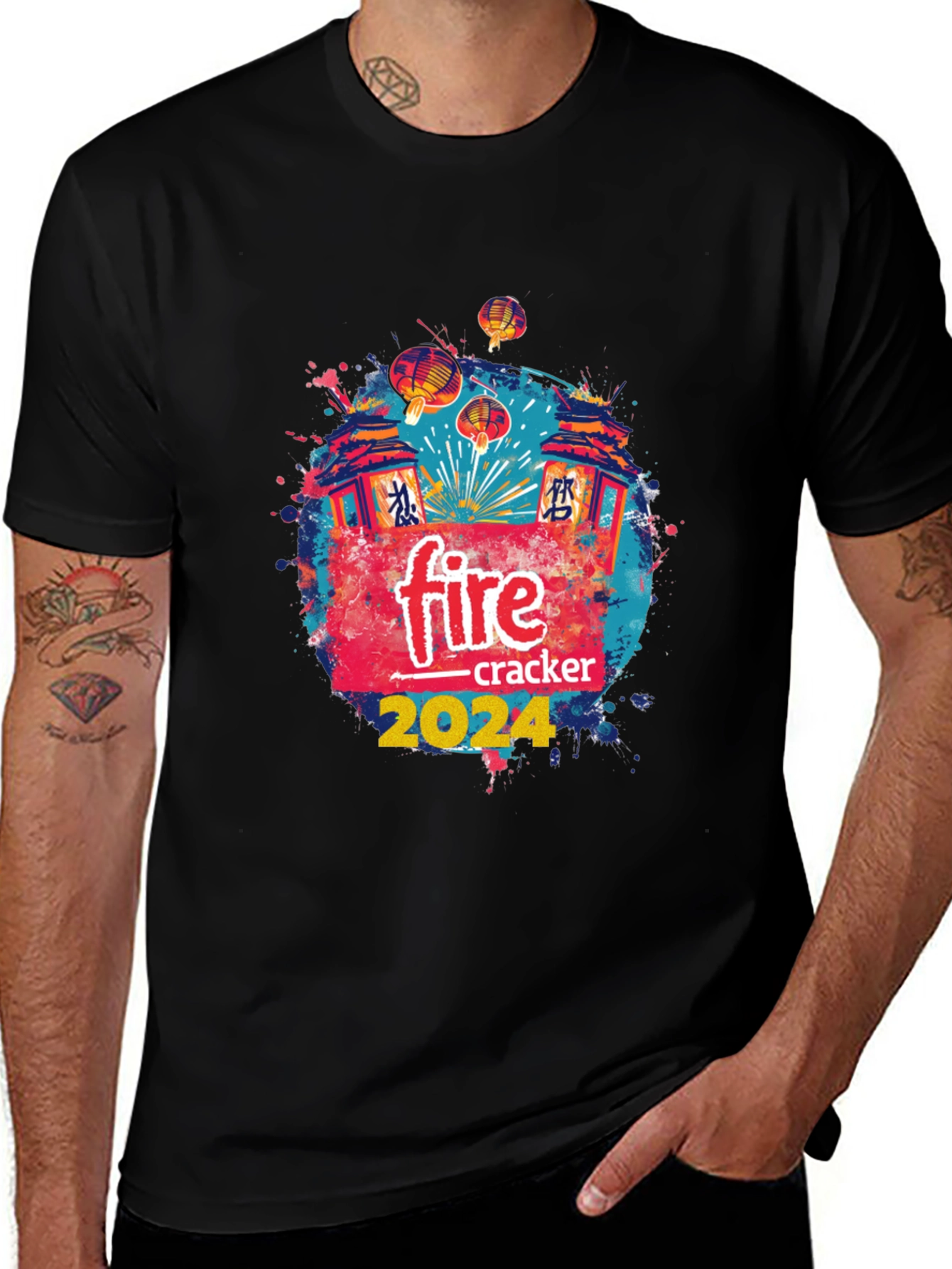 Firecracker 2024 Graphic T-Shirt