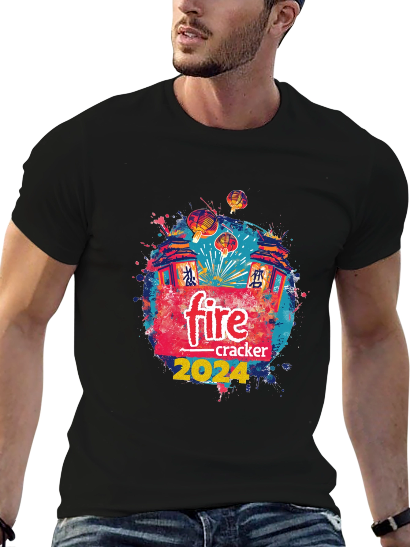 Firecracker 2024 Graphic T-Shirt