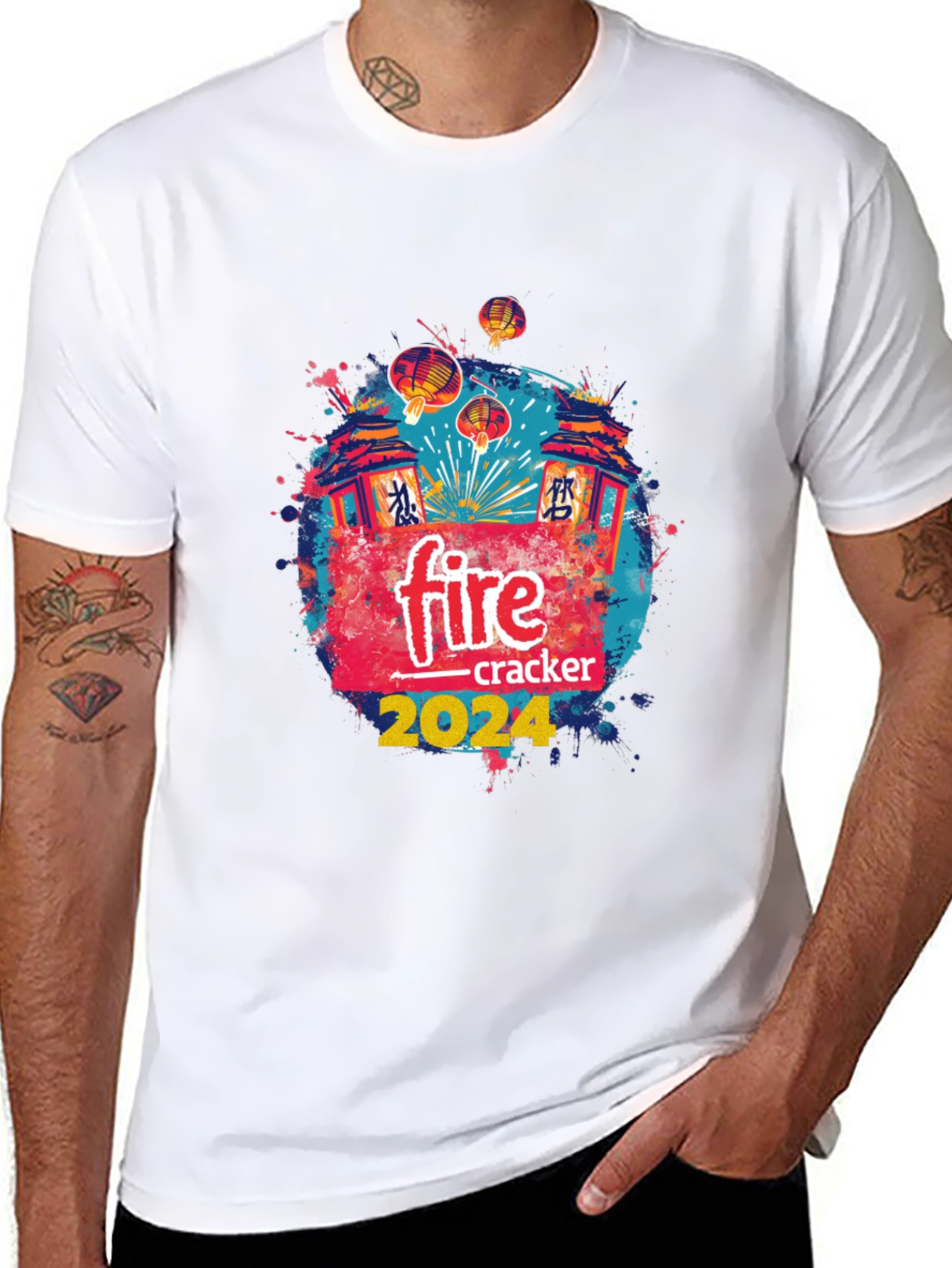 Firecracker 2024 Graphic T-Shirt