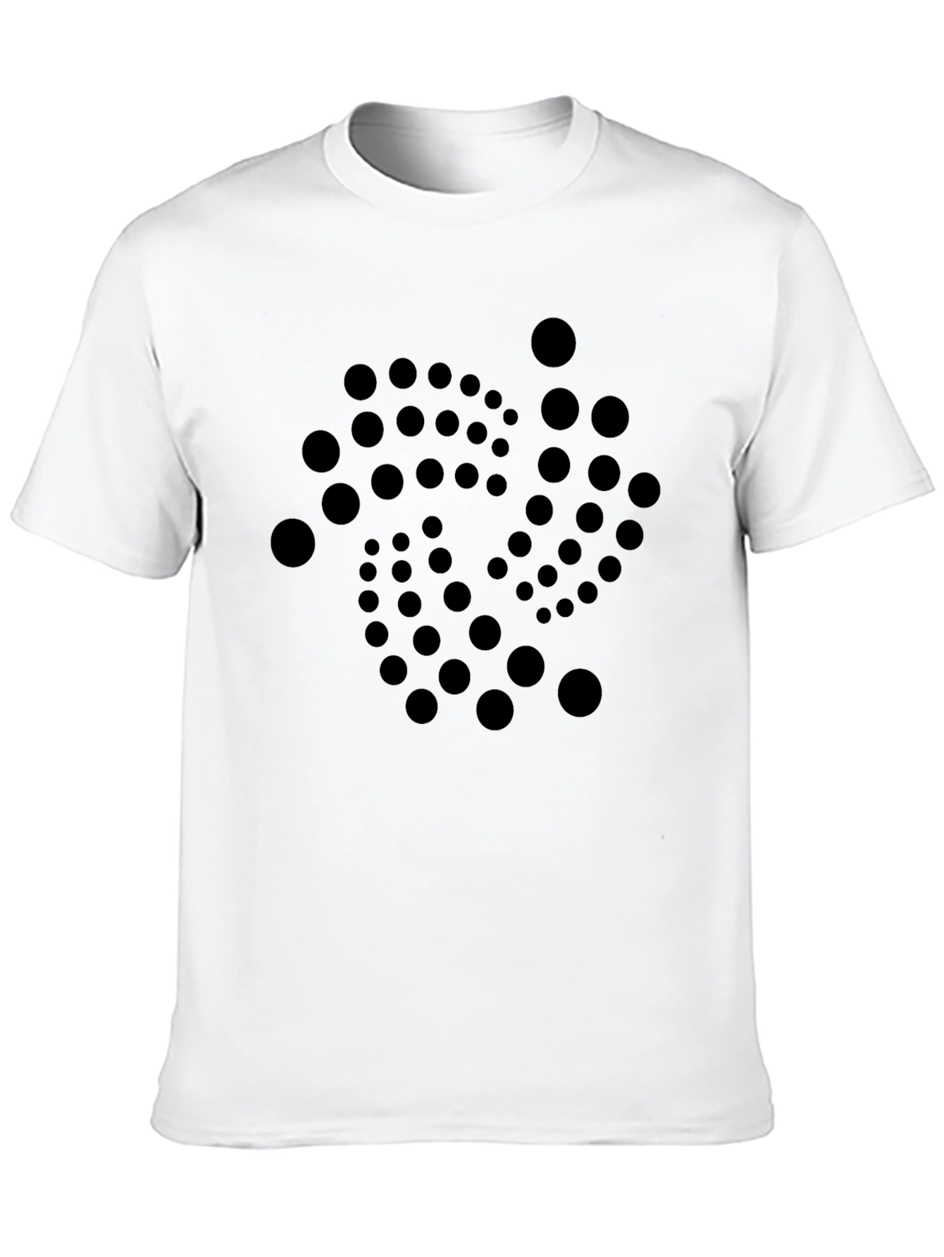 IOTA Crypto Black T-Shirt - Modern Graphic Tee