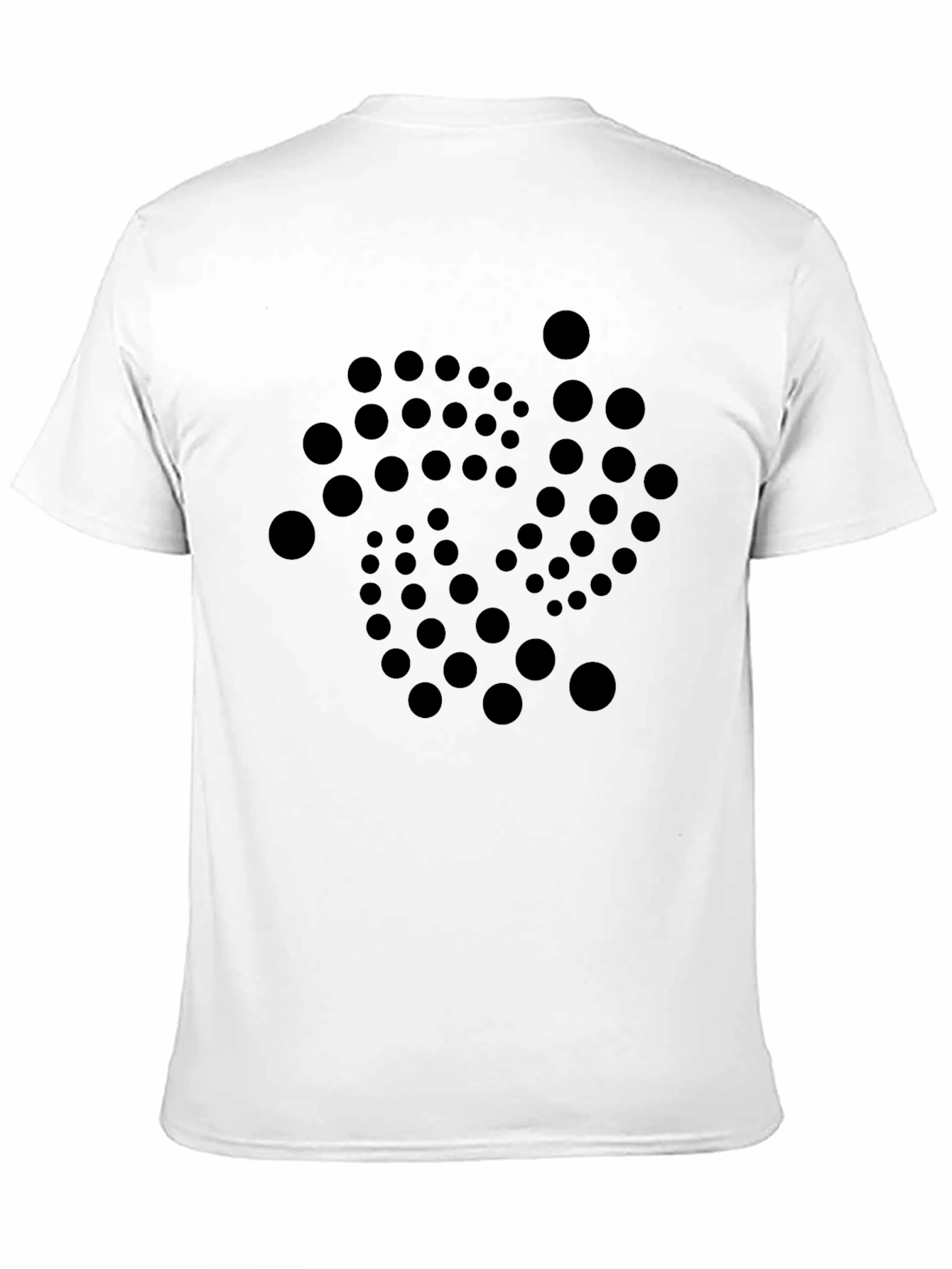 IOTA Crypto Black T-Shirt - Modern Graphic Tee