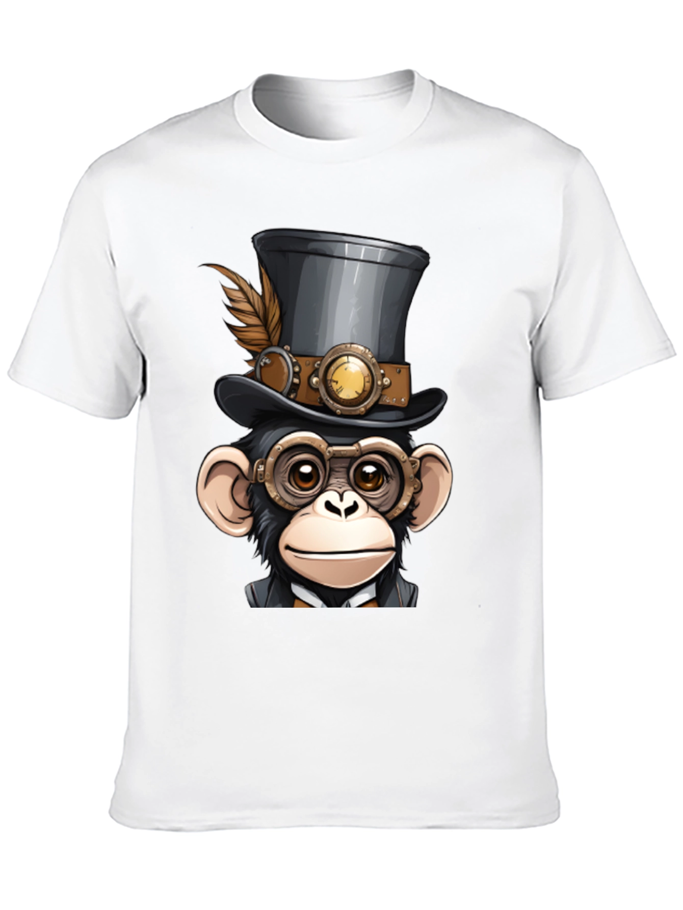 Steampunk Monkey T-Shirt - Fun & Unique Design