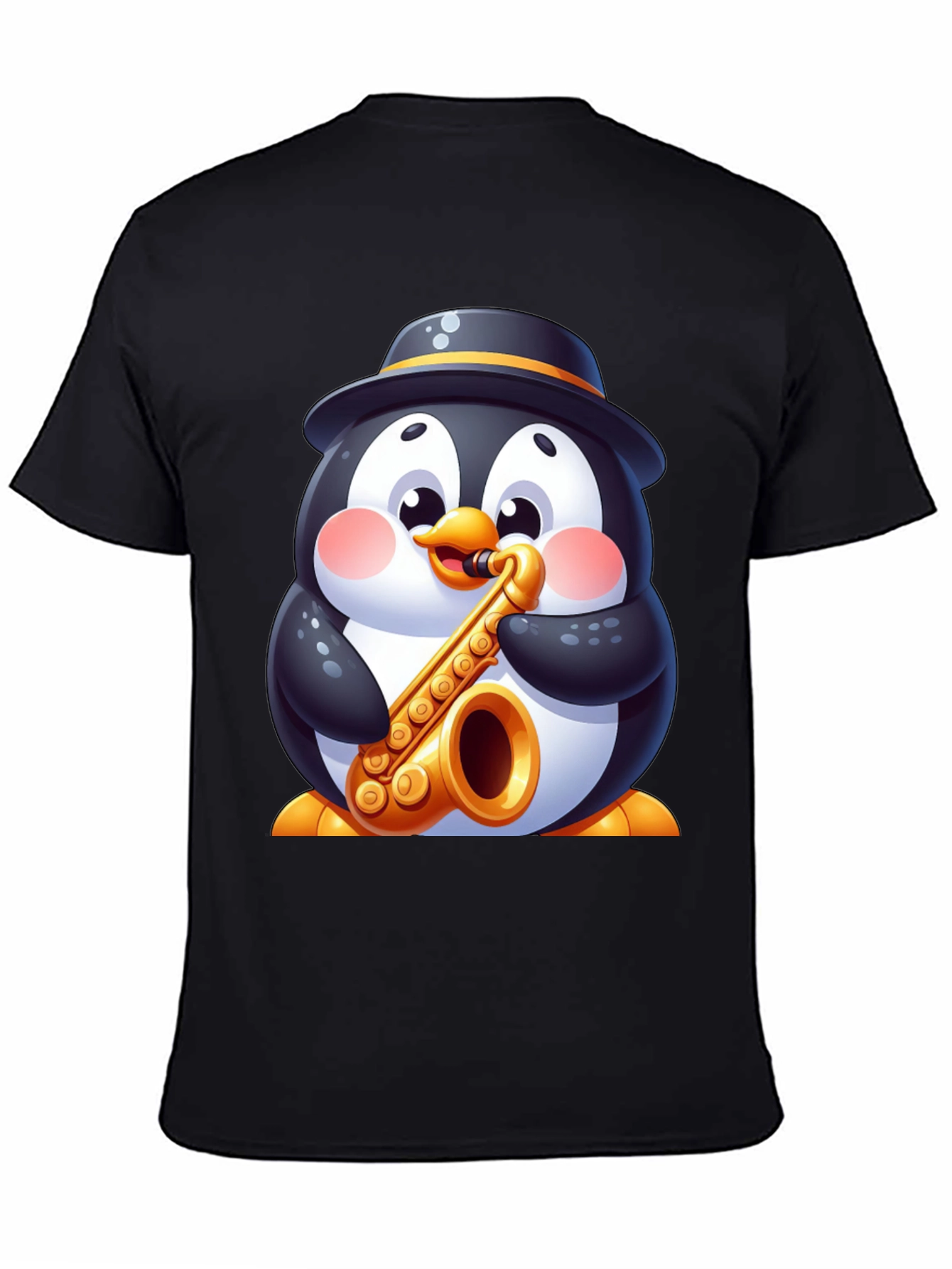 Penguin Sax Player T-Shirt