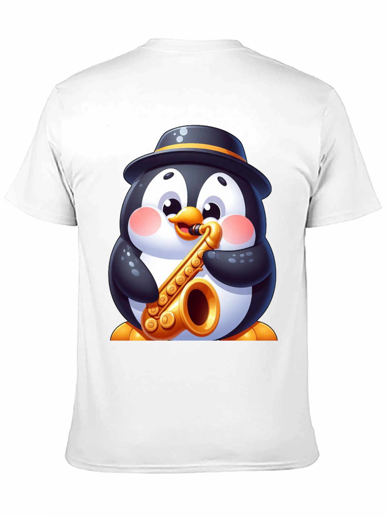 Penguin Sax Player T-Shirt