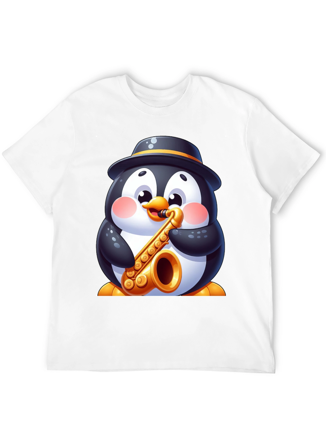 Penguin Sax Player T-Shirt