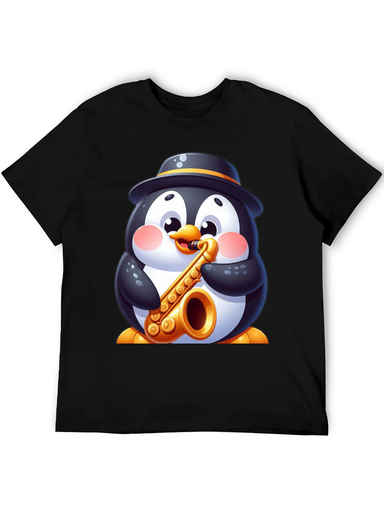 Penguin Sax Player T-Shirt