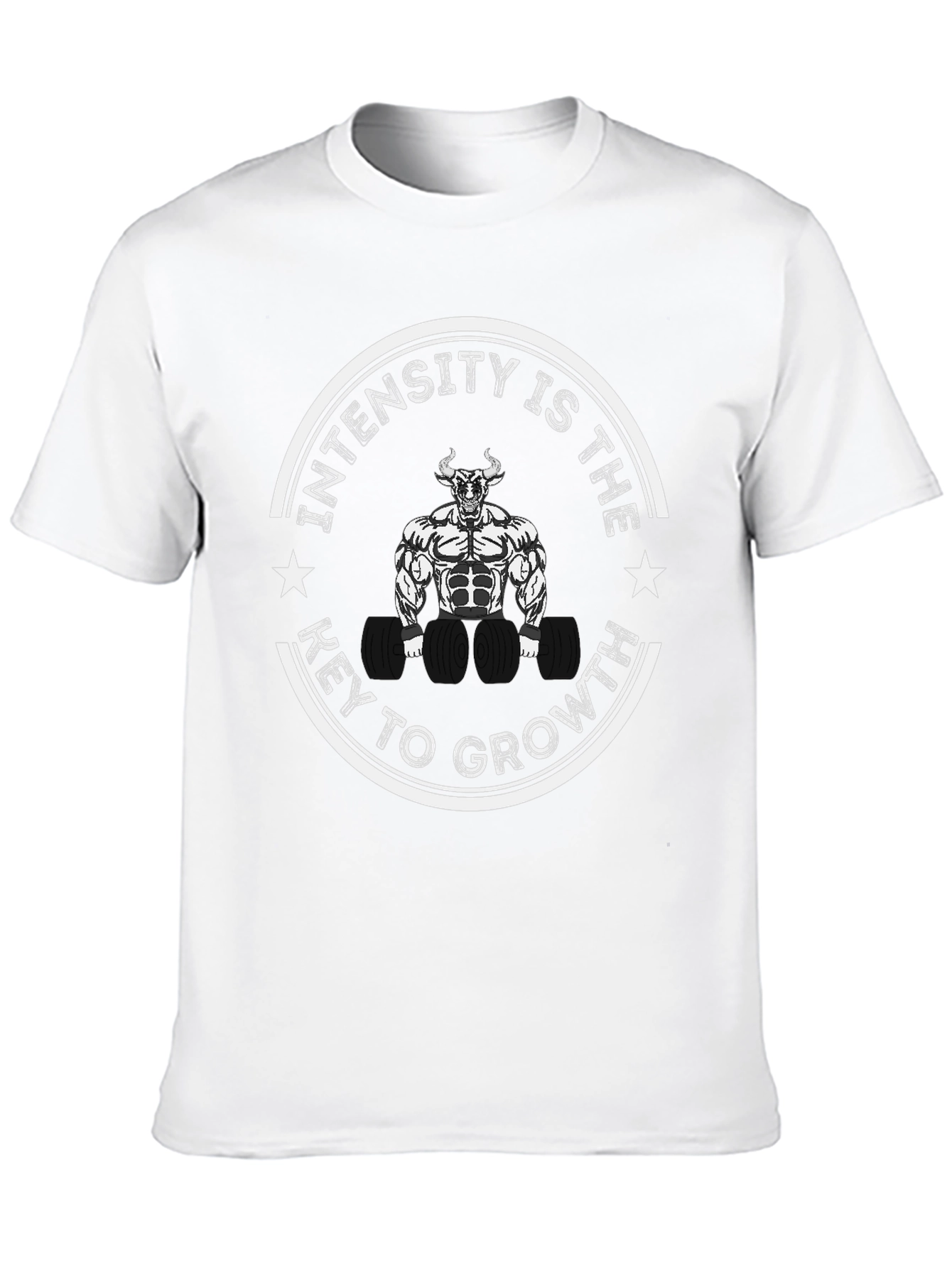 Intensity is the Key to Growth Black T-Shirt