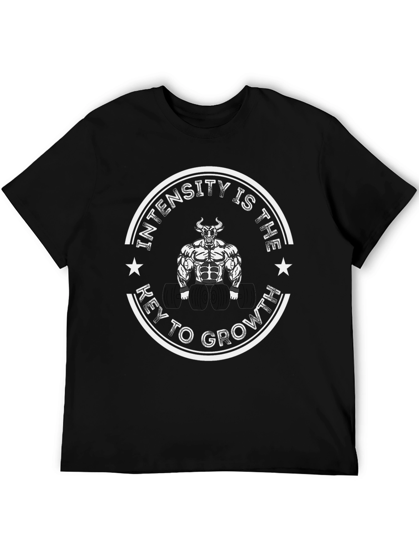 Intensity is the Key to Growth Black T-Shirt