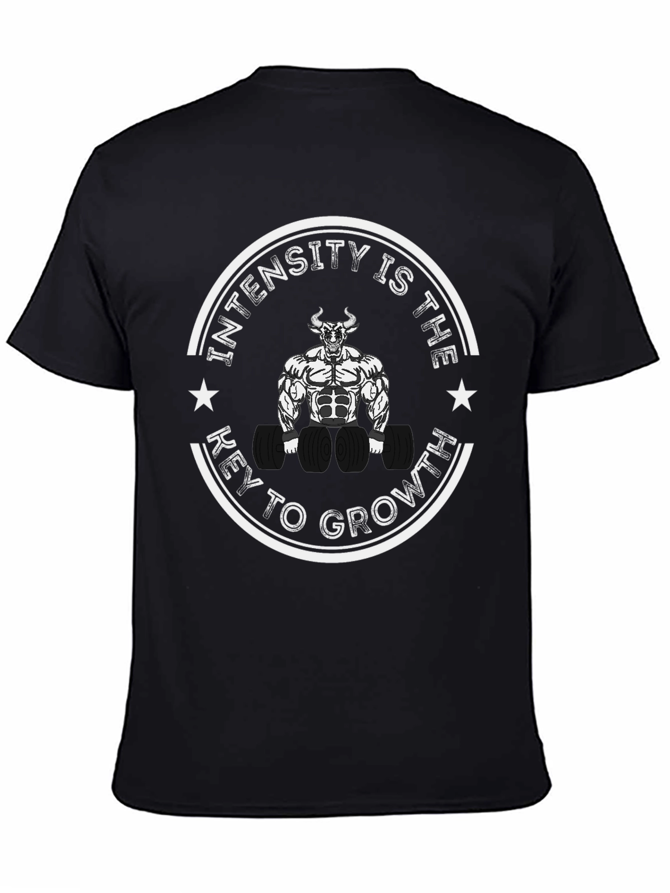 Intensity is the Key to Growth Black T-Shirt