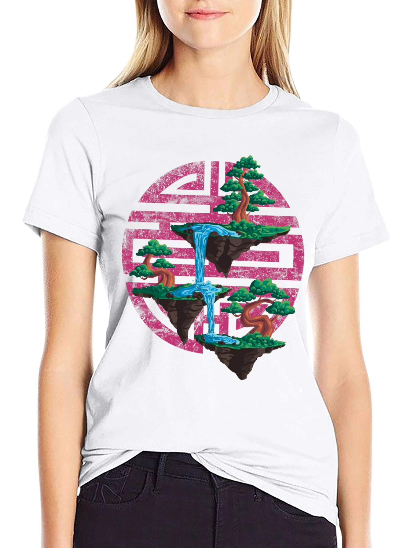 Floating Bonsai T-Shirt - Unique Graphic Tee
