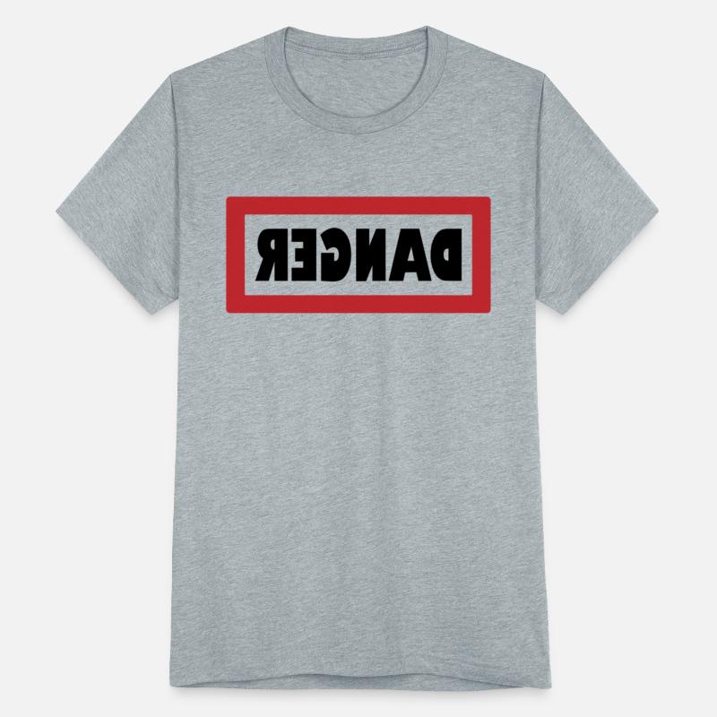 ‘Danger’ - mirror writing for bold looks