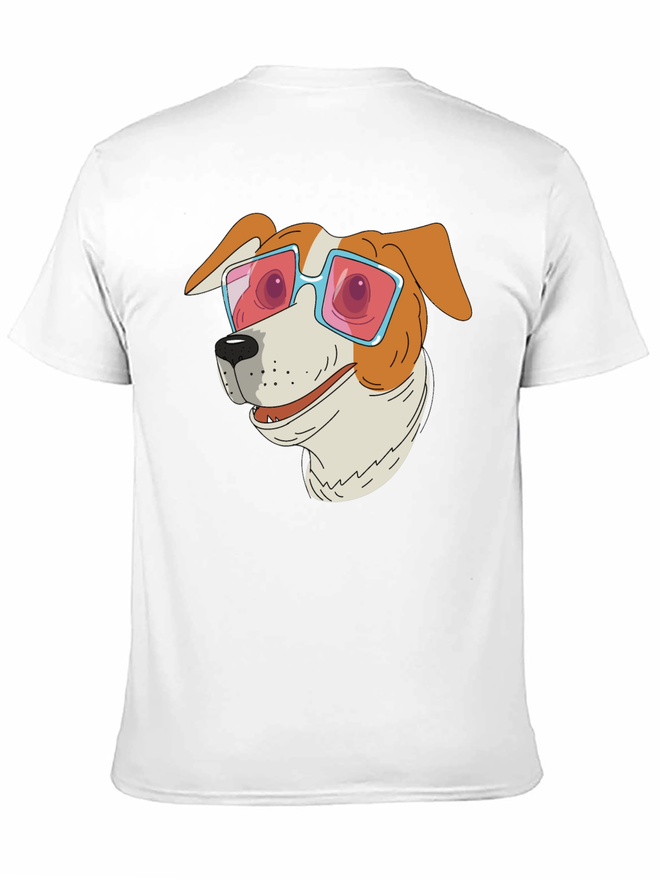 Dog with Sunglasses Graphic T-Shirt