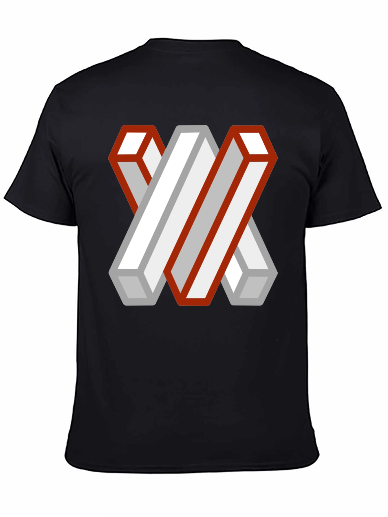 Impossible Geometry T-Shirt - Abstract Illusion Tee