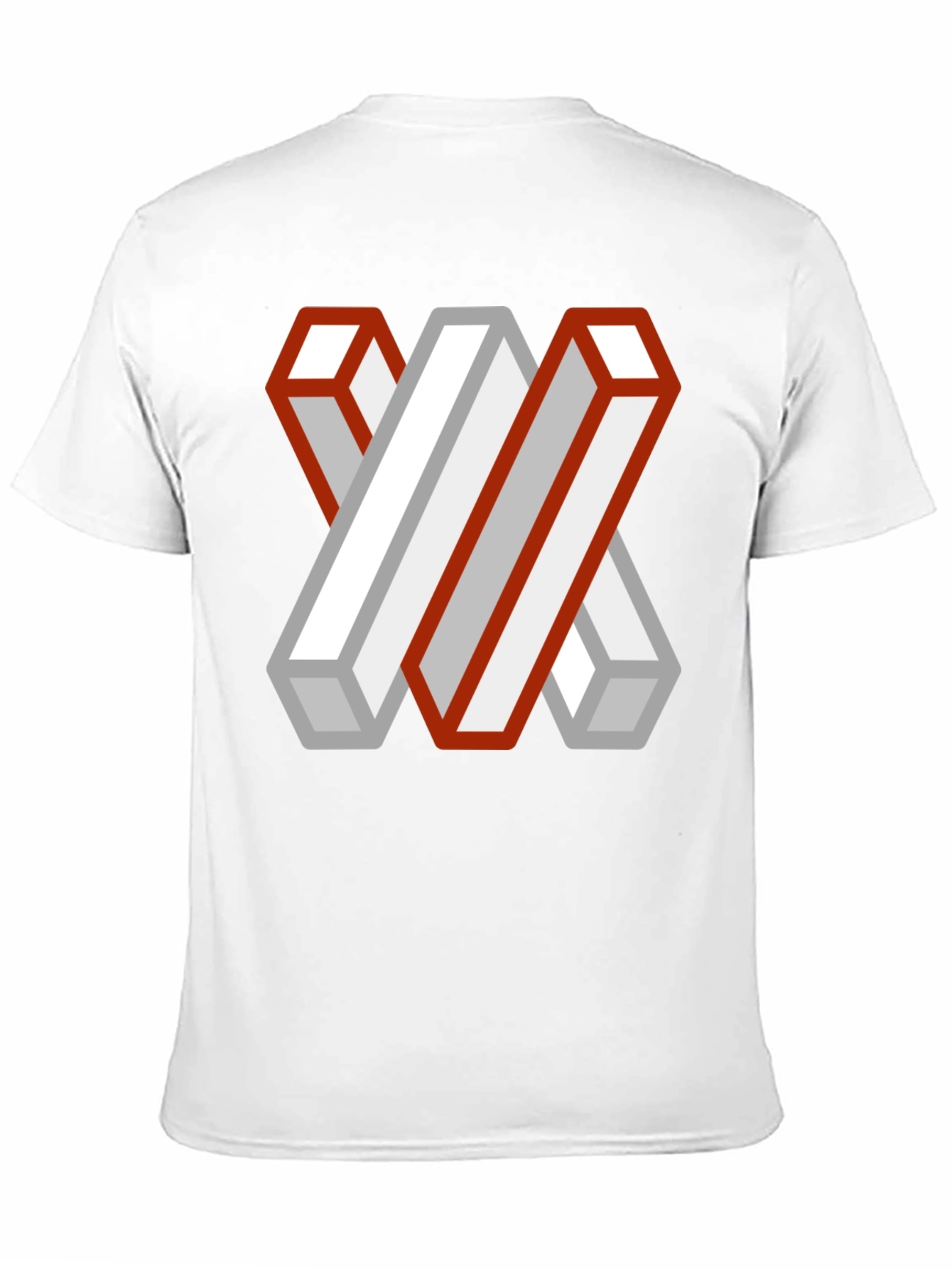 Impossible Geometry T-Shirt - Abstract Illusion Tee