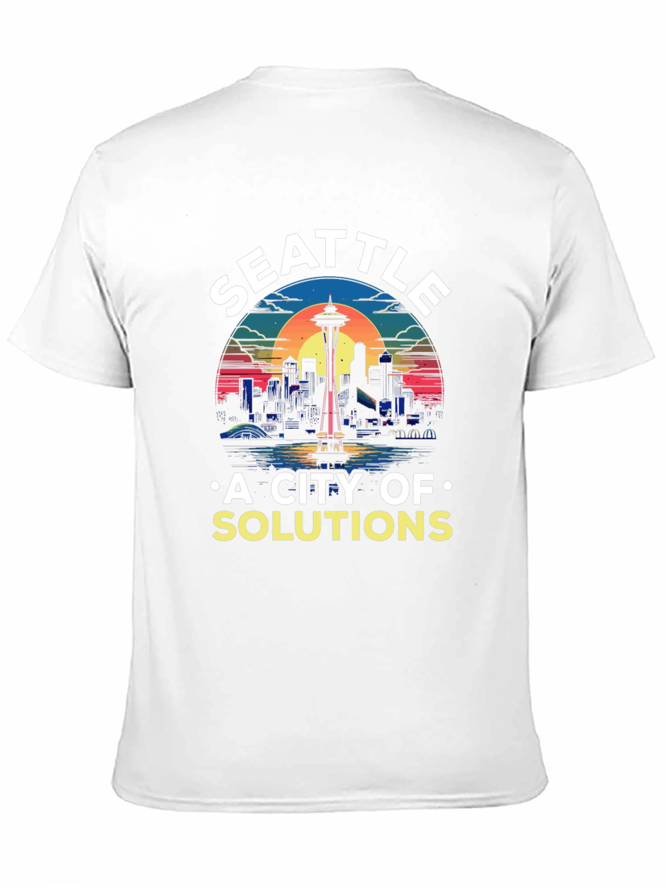 Seattle City of Solutions Graphic T-Shirt