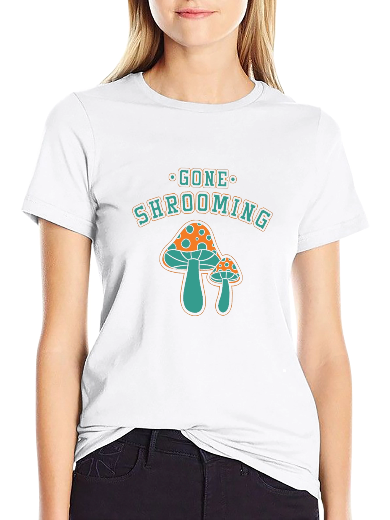 Gone Shrooming Graphic T-Shirt Mushroom Tee