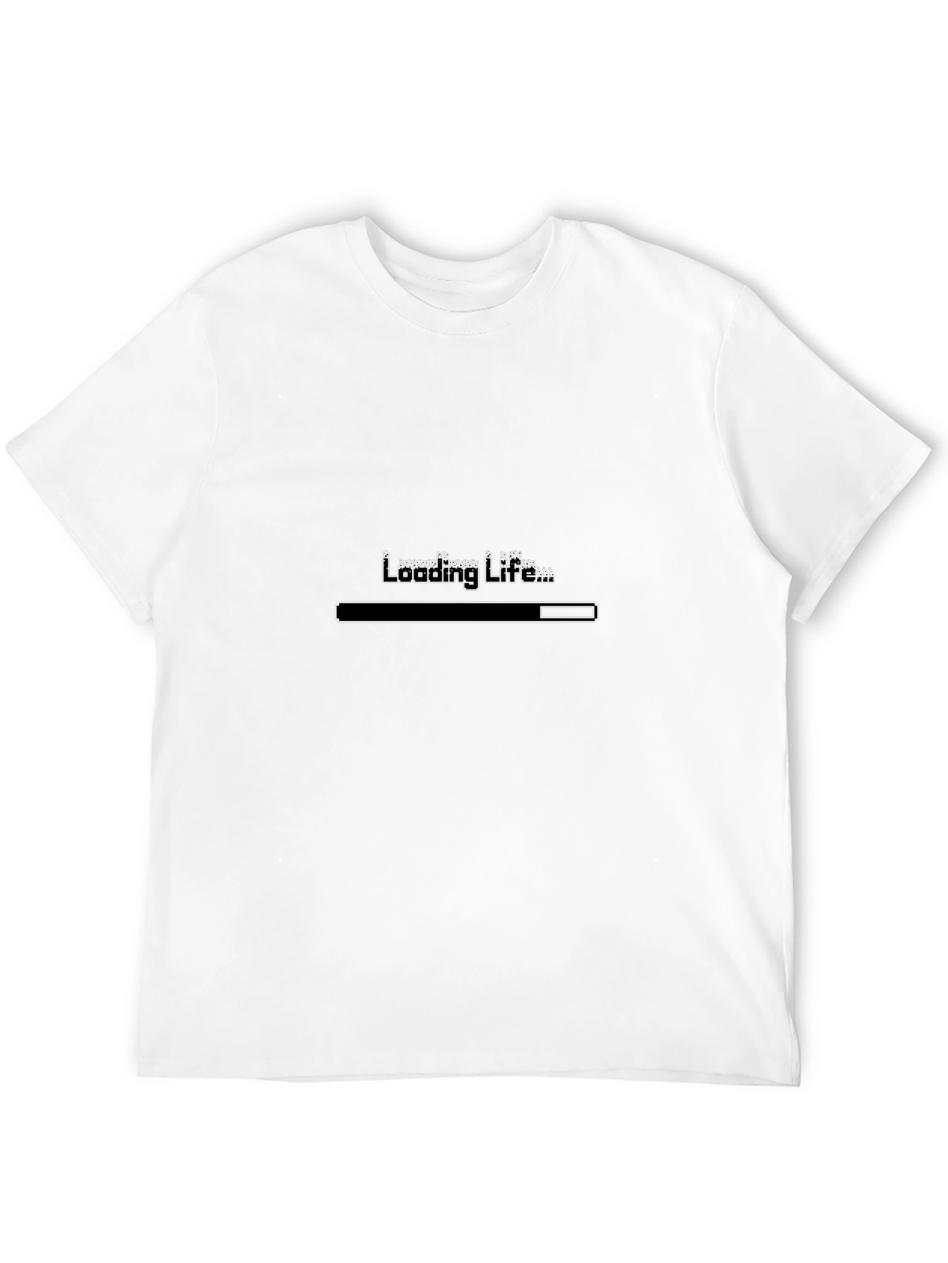 Loading Life Graphic Tee - Black Crew Neck